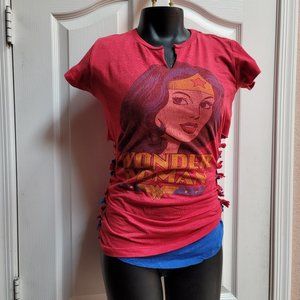 UNIQUE! DC Comics Wonder Woman 2-piece custom t-shirt Jr. XL!